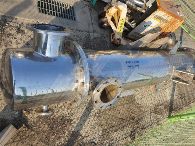 SUS콘덴샤(열교환기)Ø400x(L)2,000mm(튜브Ø2.5(108개)x(L)2,000mm 17㎡