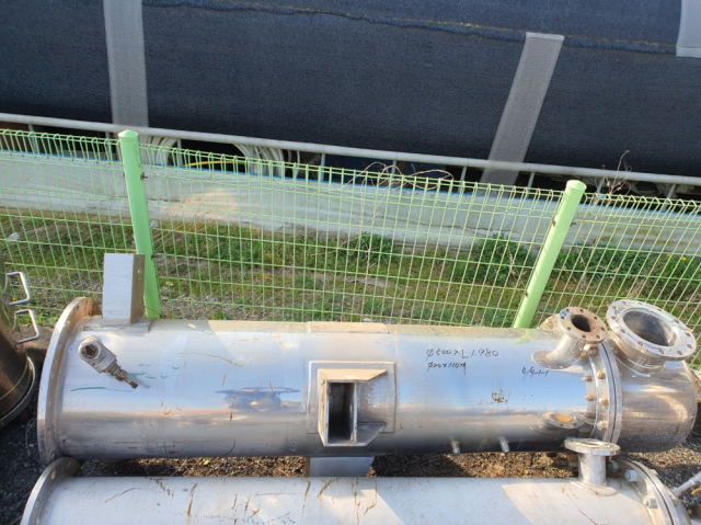 SUS Condenser (Heat Exchanger) Ø500 x (L) 2,000 mm (Tube Ø2.5 x 110 pcs) 18 m² Product Image