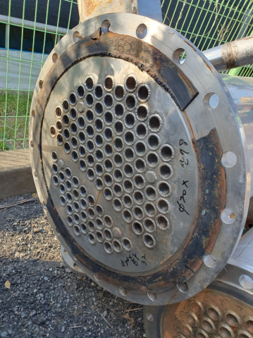 SUS Condenser (Heat Exchanger) Ø500 x (L) 2,000 mm (Tube Ø2.5 x 110 pcs) 18 m² Product Image
