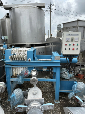 필터프레스 (Filter Press) 600mm * 7장 (1000L/CYCLE)