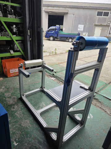 실험실용 Two Roll Mill 투롤밀,2롤밀,2단롤밀 6인치(Ø 160mm*450mm) /전기히팅시스템 제품 이미지