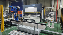 Hybrid CNC Robot-Integrated Press Brake 130TON × 3000M