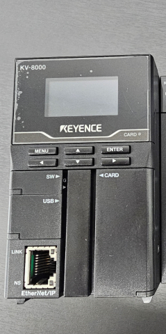 [중고] 키엔스 KEYENCE 고성능 PLC CPU 유닛 KV-8000 / 16g 메모리카드 포함 제품 이미지