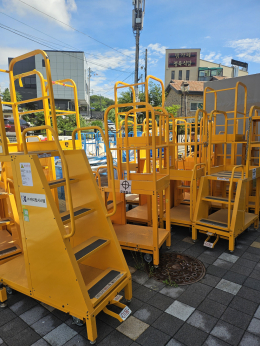 TJEN TPU-LD1400 이동식 작업대 산업용 안전 발판