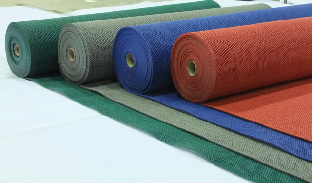 맘보매트(웨이브매트)A타입 폭1.2m x 12m(4가지색상 적, 녹, 회 ,청) 제품 이미지