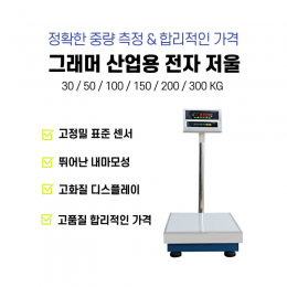 산업용전자저울 200kg - 43만5천원