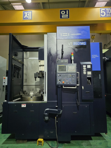 대형가공물을 위한 강력 중절삭 수직형 터닝센터