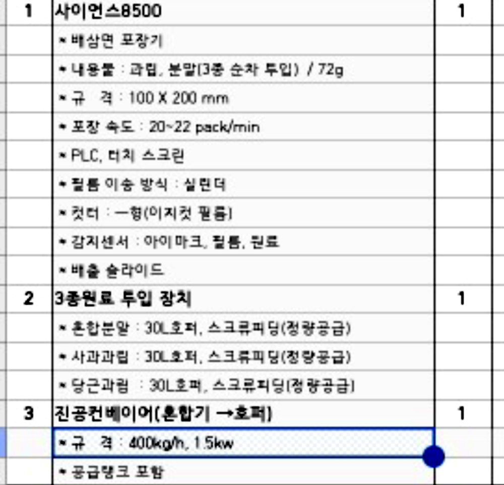 배삼면포장기,삼면포장기,중고삼면포장기,중고배삼면포장기 제품 이미지