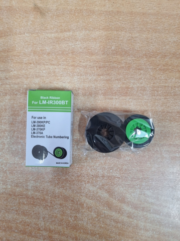 LM-IR300BT 흑색 리본먹지 튜브넘버링기용먹지(LM-3xx, 5xx용) (주문 네이버스토어 서광전기제어)