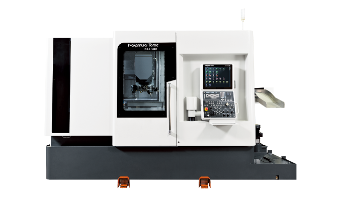 Nakamura-Dome CNC Shelf Milling Function, Y-axis, Touterlet (rotation), Two Spindle High Precision NTJ-100 NAKAMURA DOME 6-inch Turn Mill