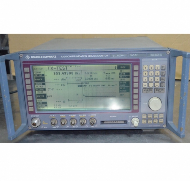 Rohde & Schwarz CMS52 Service Monitor