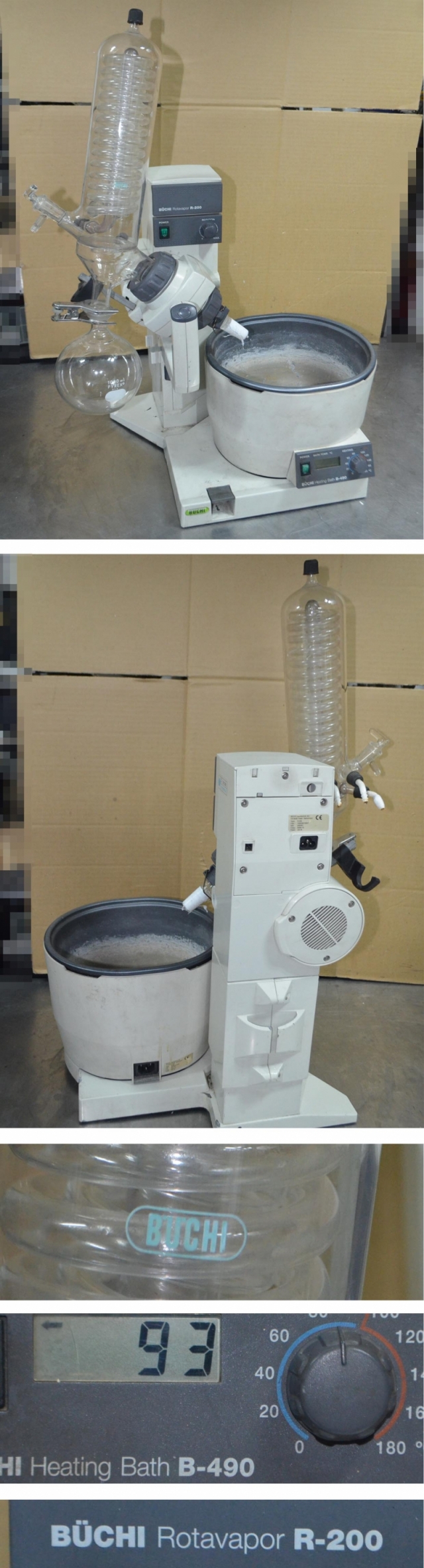 농축기 Buchi Rotavapor R-200 | [중고] 농축기 Buchi Rotavapor R-200, Automation ...