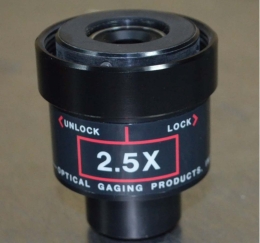 대물렌즈 MICROSCOPE OBJECTIVE OPTICAL GAGING PRODUCTS 2.5X OPTICS
