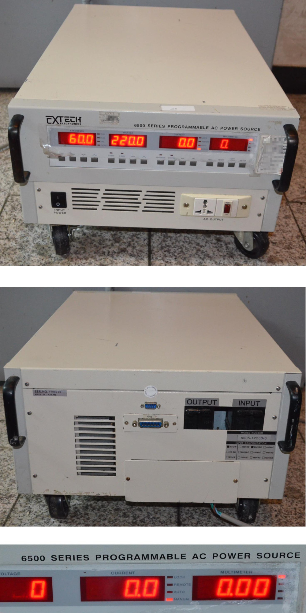 EXTECH AC POWER SOURCE Series 6500 | [중고] EXTECH AC POWER SOURCE Series ...