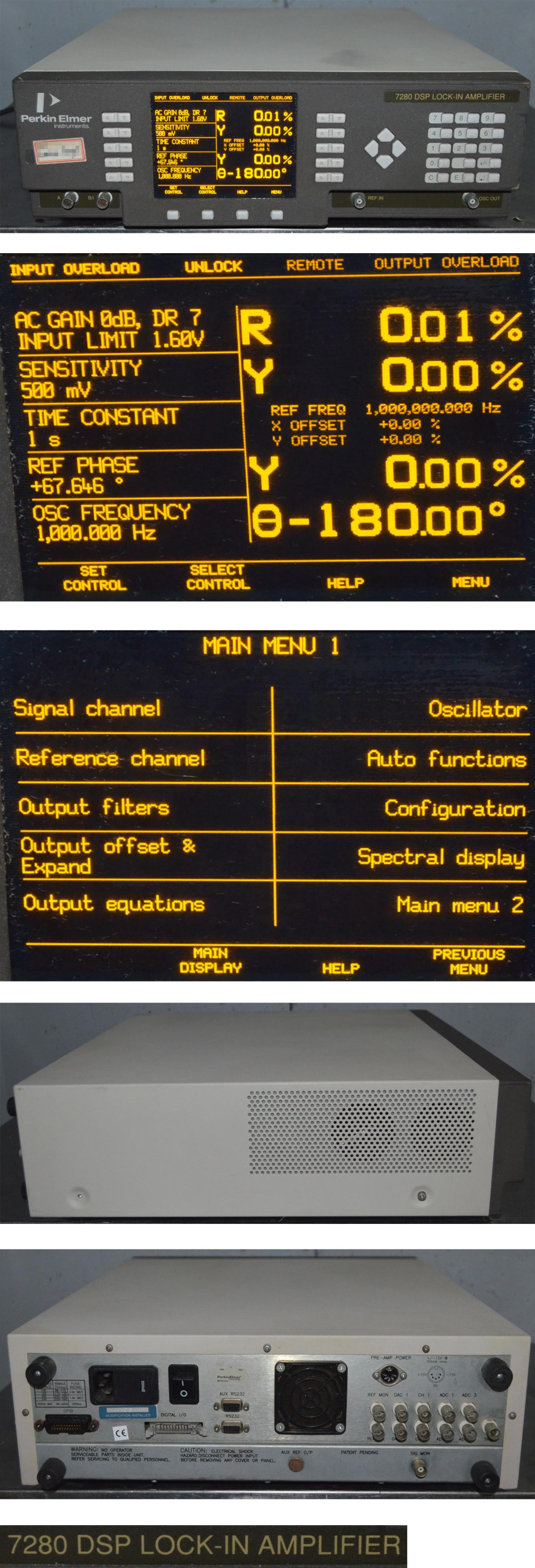 Signal Recovery 7280 DSP Lock-In Amplifier | [중고] Signal Recovery 7280 ...