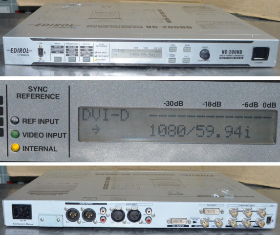 ROLAND EDIROL VC-200HD CONVERTER Bi-Directional Multi-Format 제품 이미지