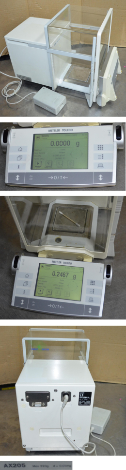 정밀저울 Mettler AX205 0,01mg Scale Balance 제품 이미지 2