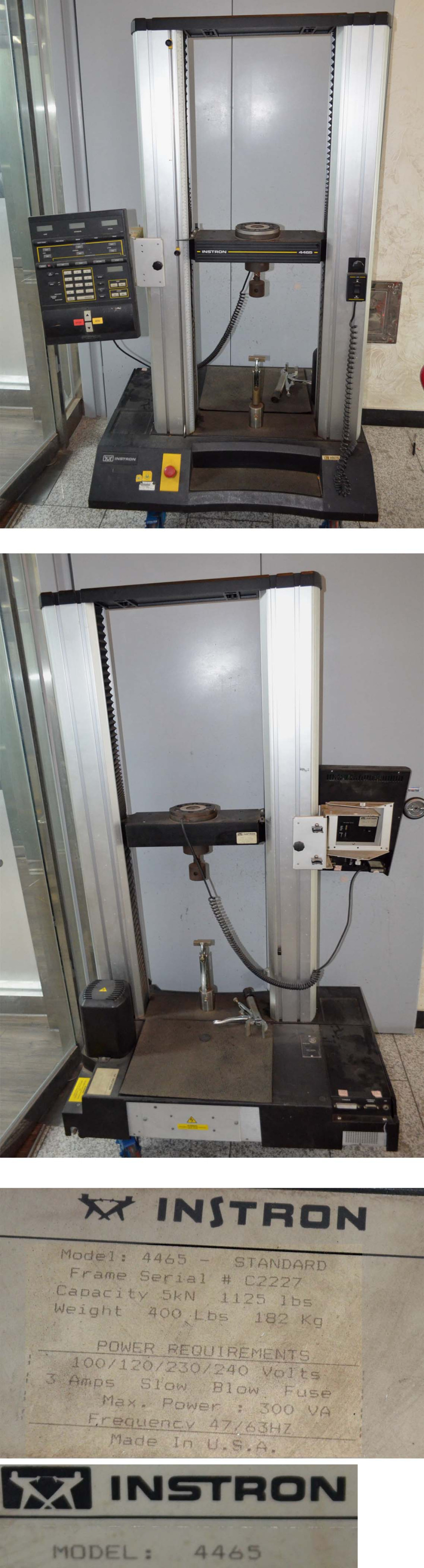 Instron 4465 Electro-Mechanical Test, 중고, 자동화 · 로봇 · 계측 · 시험 - 검사기 · 시험기 ·  실험기 - 경도시험기, 트리콤, 1186328