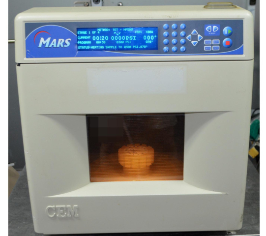 CEM MARS model no. 907501 Microwave Accelerated Reaction System
