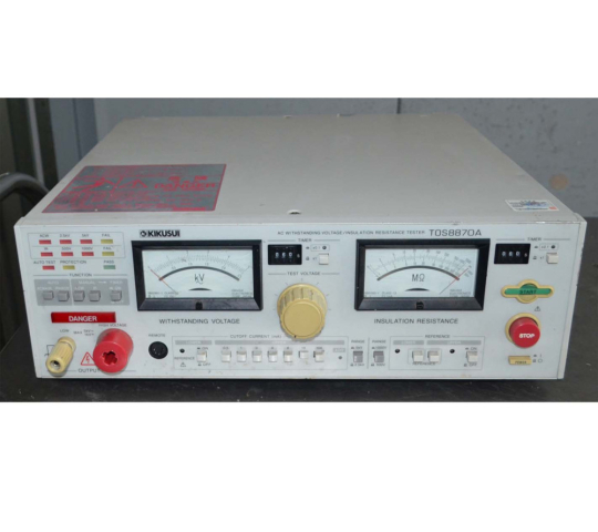KIKUSUI TOS8870A AC Withstanding Voltage Insulation Resistance Tester 제품 이미지