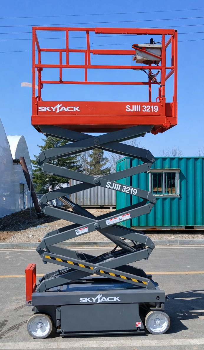 SJ3219 6m 고소작업대 리프트, 배터리씨져리프트, 고소작업대렌탈, 리프트임대, 렌탈판매, 수도권렌탈, 전국 렌탈 제품 이미지