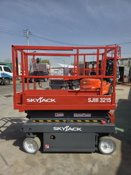스카이잭 SJ3215 전동 시저리프트 고소작업대, 배터리시져리프트, 고소작업대렌탈, 리프트임대, 렌탈판매, 수도권렌탈,