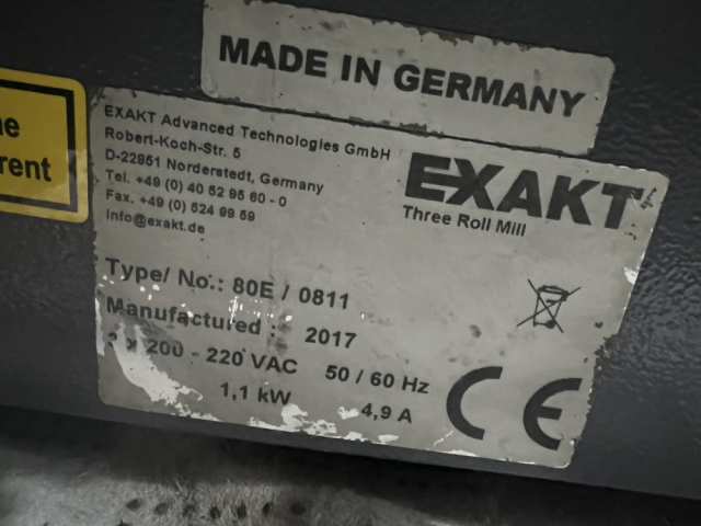 EXAKT 3롤밀 제품 이미지