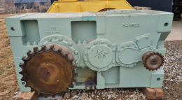 기어박스감속기 (500HP, 1/65, 일제 HANSEN 한센, 입출력 축 한쪽 방향, 최고상품)