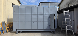 Activated carbon dust collector 400 louvers motor 50 horsepower