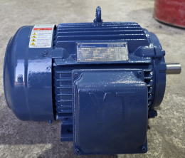 모터 (5HP, 4P, 220V/380V, 중국제, 상태 양호)