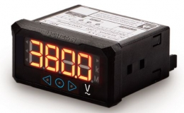 Set-up AC voltmeter (digital panel meter)