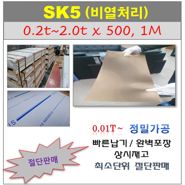 박판소재-SK5 비열처리