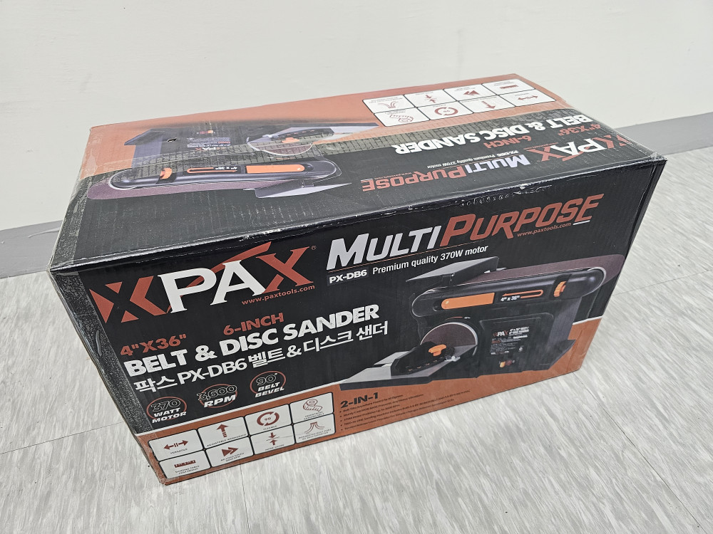 팍스 PX-DB6 벨트 디스크 샌더 샌딩기 | [중고] 팍스, 공작기계 · 레이저가공 · 용접 - 연마 · 연삭기 - 래핑머신 ...