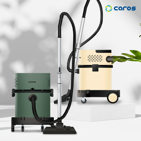 흡입력 좋은 업소용 청소기 건습식 공업용 20리터 캐로스 CCV-BC20 블랙 아이보리 블루 옐로우 제품 이미지