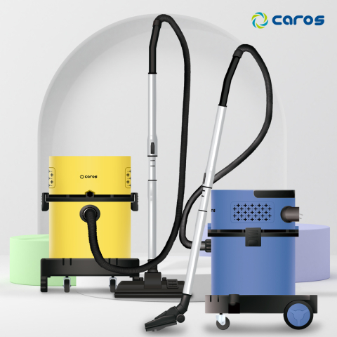 흡입력 좋은 업소용 청소기 건습식 공업용 20리터 캐로스 CCV-BC20 블랙 아이보리 블루 옐로우 제품 이미지