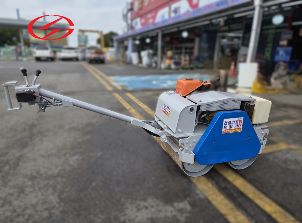 디젤식 진동로라 1톤 진동로라 도로 포장공사 지반다지기 땅다짐기 아스팔트 압축기 진동롤러