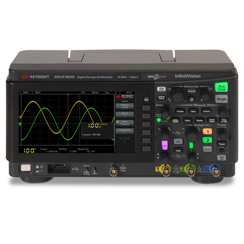 [KEYSIGHT] 키사이트 EDUX1052G, 디지털 오실로스코프, 50MHz 2채널, 20MHz 내장파형생성기
