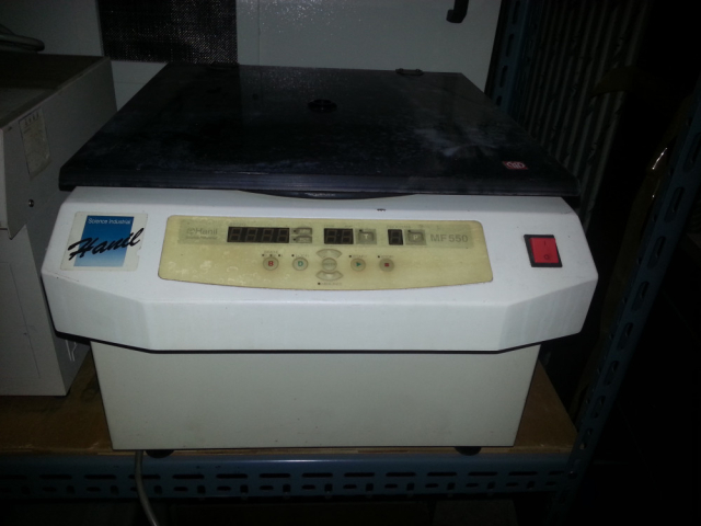 원심분리기, 한일 MF 550, RPM  5,500rpm, Temp 상온, Rotor 스윙 제품 이미지