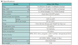 원심분리기(냉장), 한일 Union 32R Plus, RPM 10,000(앵글), 4,000(스윙), Temp -20~40, 제품 이미지 3