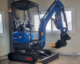 Mini excavator 1 ton (1 pot, manual tongs)