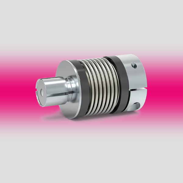 Miniature metal bellows coupling