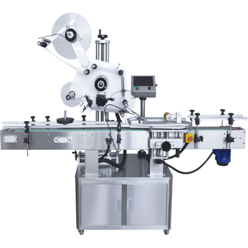 Automation line plane top labeler