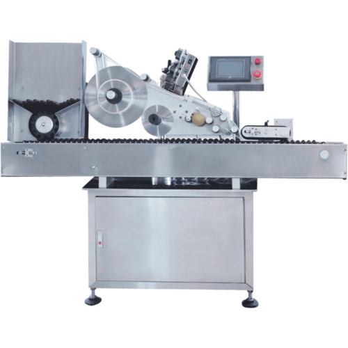 Automation line small bottle labeler