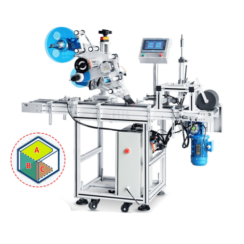 L-shaped 3-sided labeler