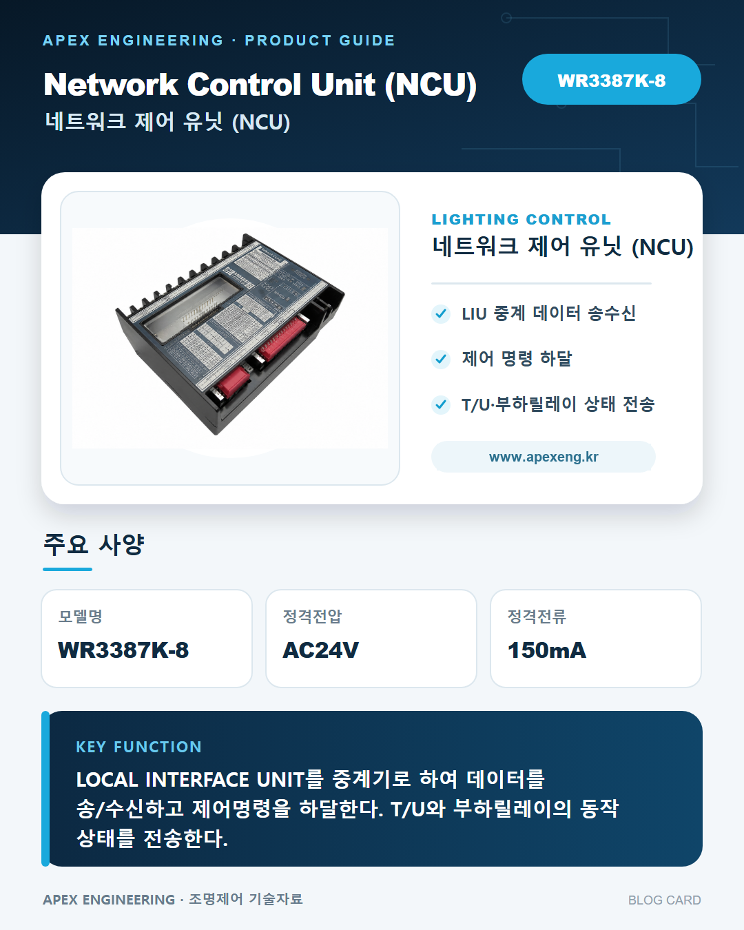 WR3387K-8(파나소닉조명제어NCU)