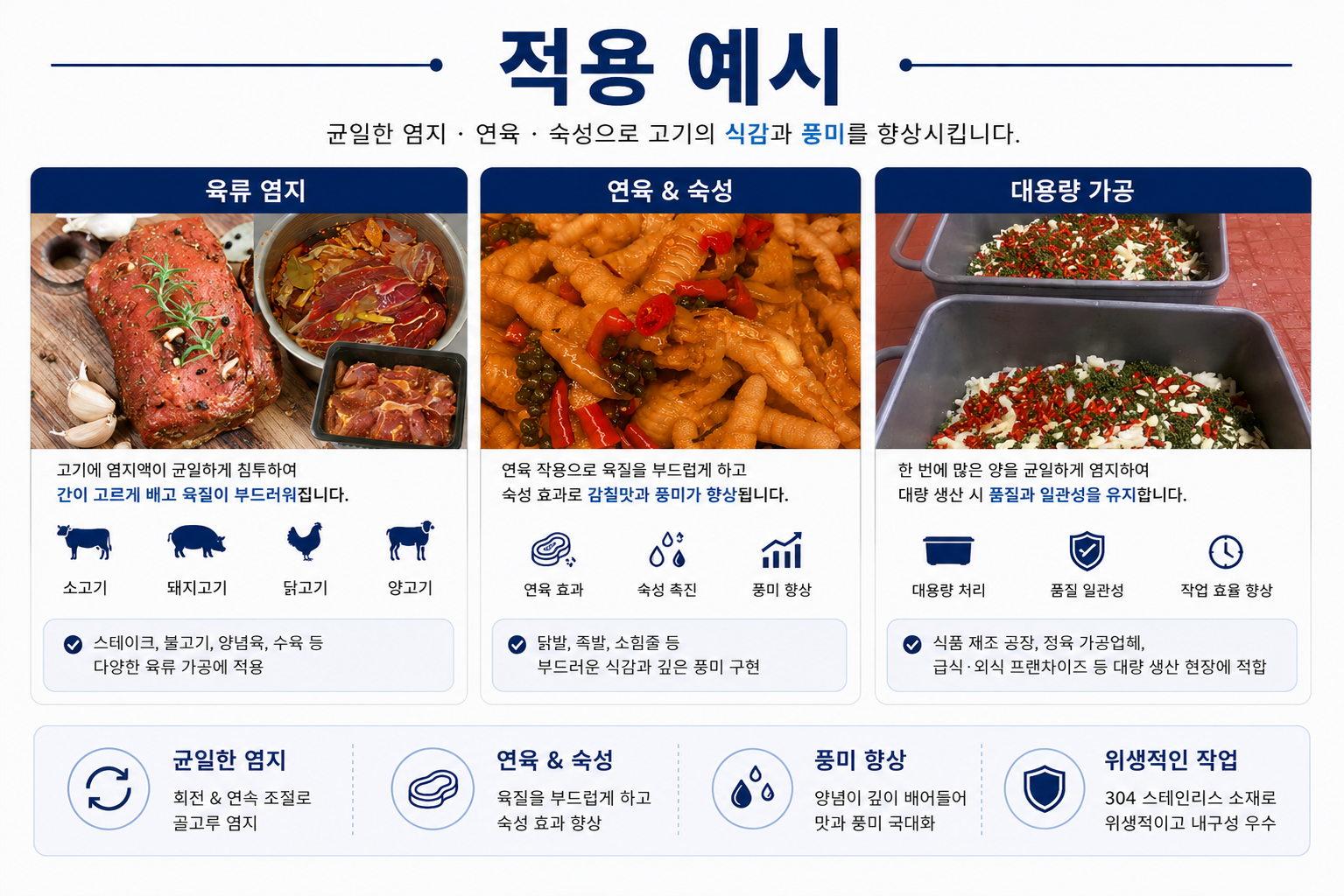 우성테크산업 스테인리스 고기 염지기 진공 텀블러 제품 이미지