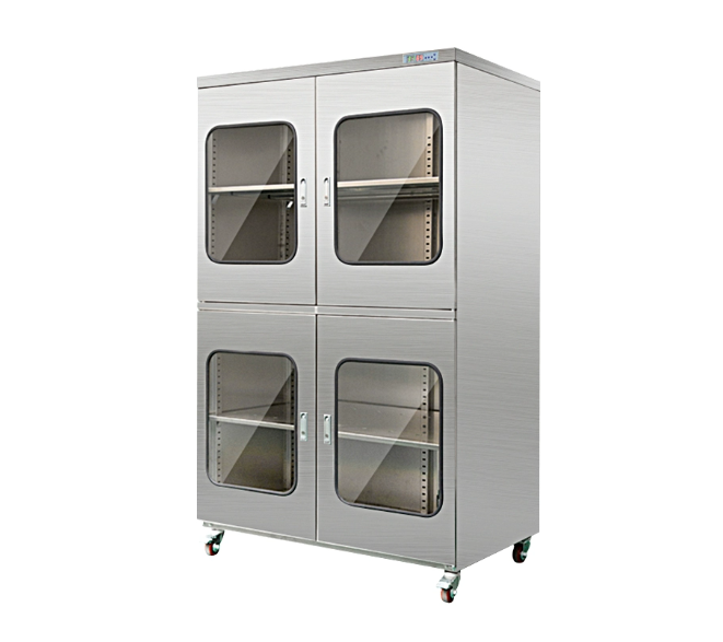 Camera Dehumidifier 870L 4 Door Storage Refrigerator Cabinet Storage Box Digital Dehumidification St