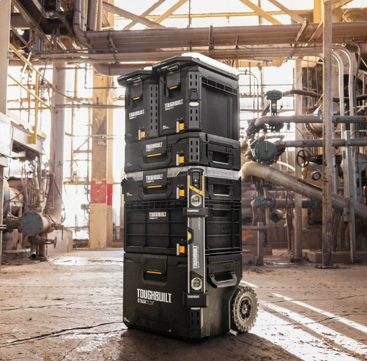 System Toolbox Stackable Storage Box Detachable Dust-Free Set Toolbox Wheel Pallet TOUGHBUILT 8 Piec Product Image