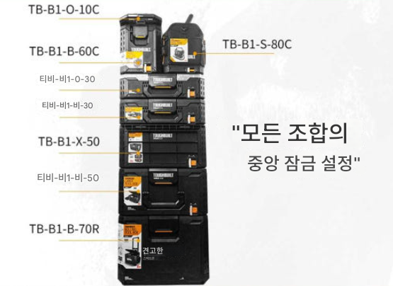 System Toolbox Stackable Storage Box Detachable Dust-Free Set Toolbox Wheel Pallet TOUGHBUILT 8 Piec Product Image 5