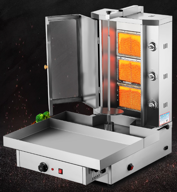 Kebab Machine 8-Stage Barbecue Automatic Rotating Stove Stove Stove Street Commercial 4-Stage Gas Tu Product Image
